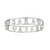 Bracciale Urania Preziosi Donna Nomi e lettere in Acciaio BRSARA - BRSARA